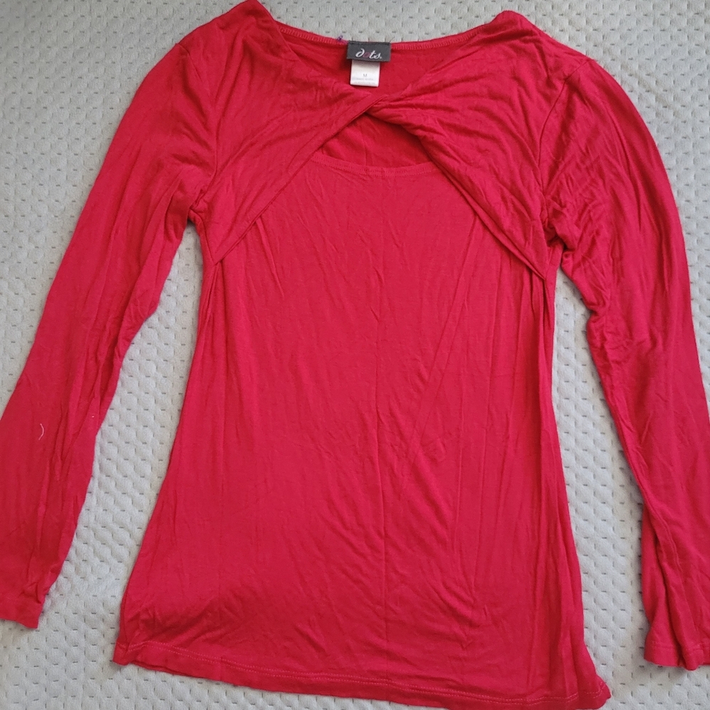 Vibrant Red Women's Blouse
